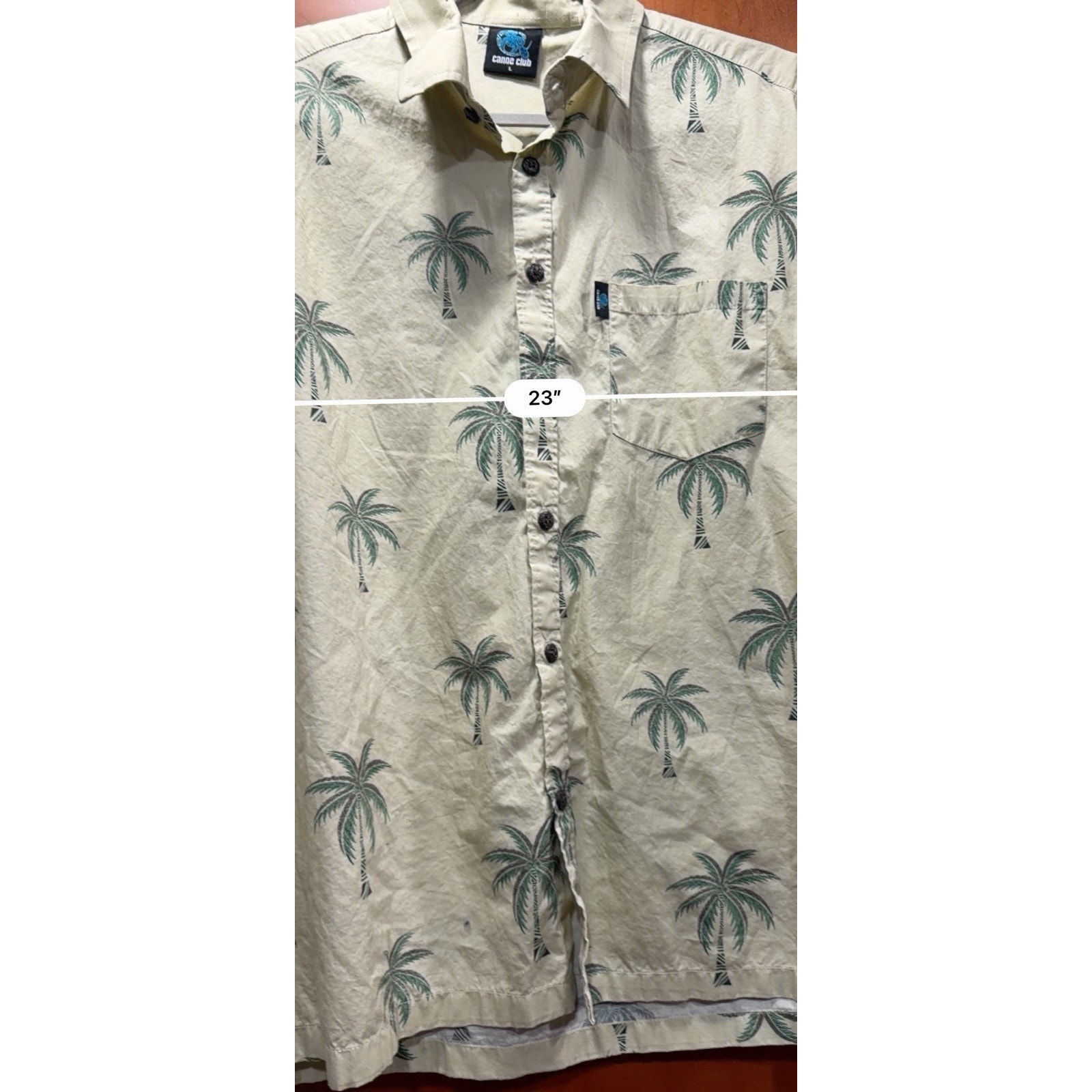 Canoe Club Tropical Fiji Button Down Men’s L — image 6 of 6